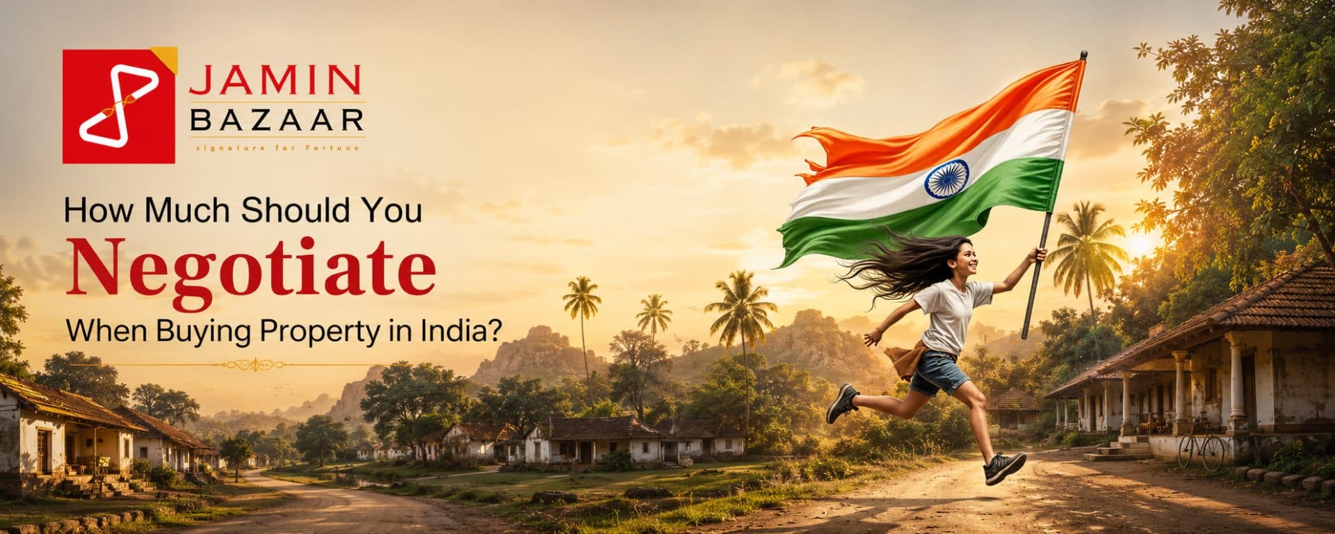 Property price negotiation in India for flats, plots, villas, resale and builder properties